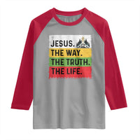 Jesus Christian Raglan Shirt The Way The Truth The Life Nativity Scene - Wonder Print Shop