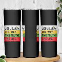 Jesus Christian Skinny Tumbler The Way The Truth The Life Nativity Scene - Wonder Print Shop