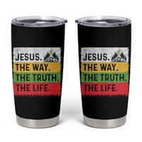 Jesus Christian Tumbler Cup The Way The Truth The Life Nativity Scene - Wonder Print Shop