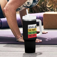 Jesus Christian Tumbler With Handle The Way The Truth The Life Nativity Scene - Wonder Print Shop