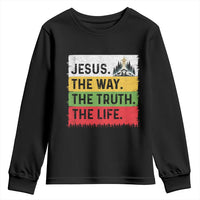 Jesus Christian Youth Sweatshirt The Way The Truth The Life Nativity Scene - Wonder Print Shop