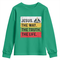 Jesus Christian Youth Sweatshirt The Way The Truth The Life Nativity Scene - Wonder Print Shop