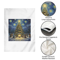 Nativity Scene Garden Flag Christmas Starry Night Christian Jesus Baby Jesus Holiday - Wonder Print Shop