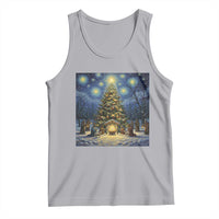 Nativity Scene Tank Top Christmas Starry Night Christian Jesus Baby Jesus Holiday - Wonder Print Shop
