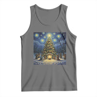Nativity Scene Tank Top Christmas Starry Night Christian Jesus Baby Jesus Holiday - Wonder Print Shop