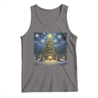 Nativity Scene Tank Top Christmas Starry Night Christian Jesus Baby Jesus Holiday - Wonder Print Shop