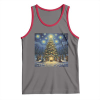 Nativity Scene Tank Top Christmas Starry Night Christian Jesus Baby Jesus Holiday - Wonder Print Shop