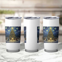 Nativity Scene Tumbler Cup Christmas Starry Night Christian Jesus Baby Jesus Holiday - Wonder Print Shop