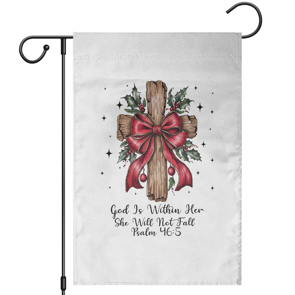 Jesus Christian Garden Flag Cross Bible Verse Inspirational Christmas - Wonder Print Shop