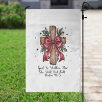 Jesus Christian Garden Flag Cross Bible Verse Inspirational Christmas - Wonder Print Shop