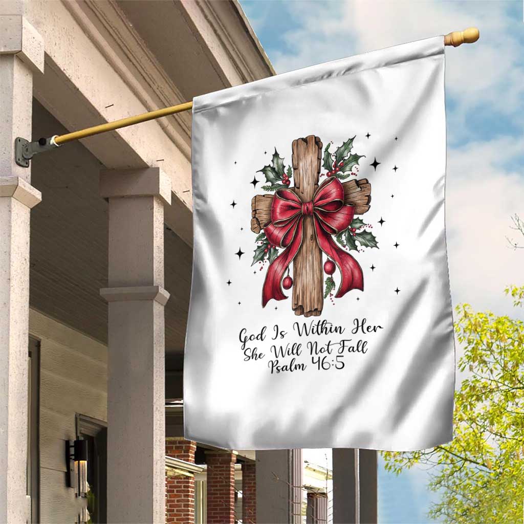 Jesus Christian Garden Flag Cross Bible Verse Inspirational Christmas - Wonder Print Shop