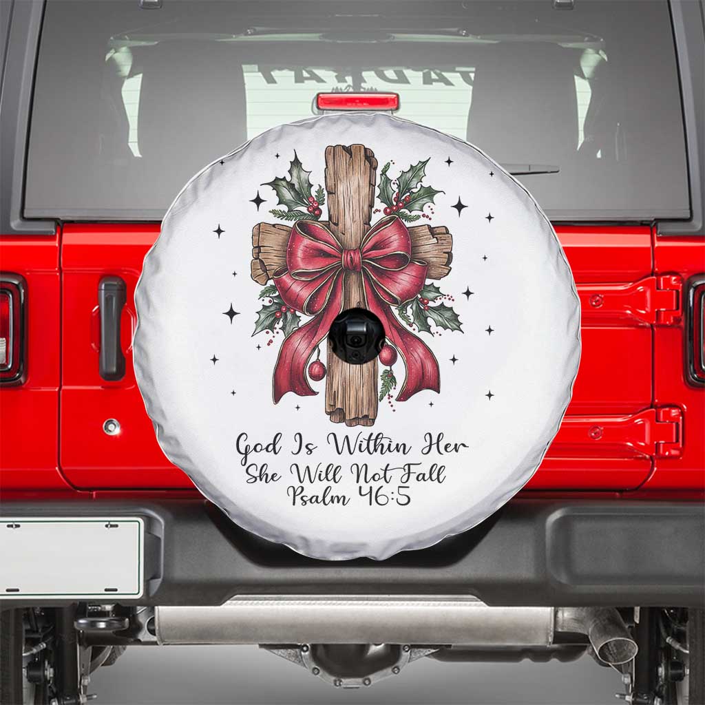 Jesus Christian Spare Tire Cover Cross Bible Verse Inspirational Christmas - Wonder Print Shop