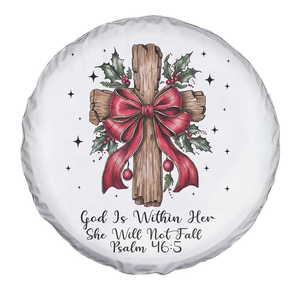 Jesus Christian Spare Tire Cover Cross Bible Verse Inspirational Christmas - Wonder Print Shop