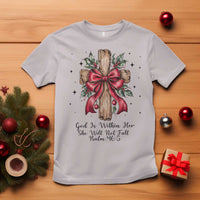 Jesus Christian T Shirt Cross Bible Verse Inspirational Christmas - Wonder Print Shop