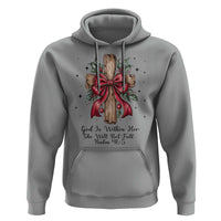 Jesus Christian Hoodie Cross Bible Verse Inspirational Christmas - Wonder Print Shop