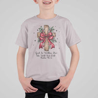 Jesus Christian T Shirt For Kid Cross Bible Verse Inspirational Christmas - Wonder Print Shop