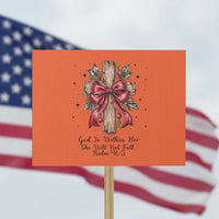 Jesus Christian Protest Sign Cross Bible Verse Inspirational Christmas - Wonder Print Shop