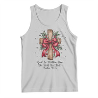 Jesus Christian Tank Top Cross Bible Verse Inspirational Christmas - Wonder Print Shop