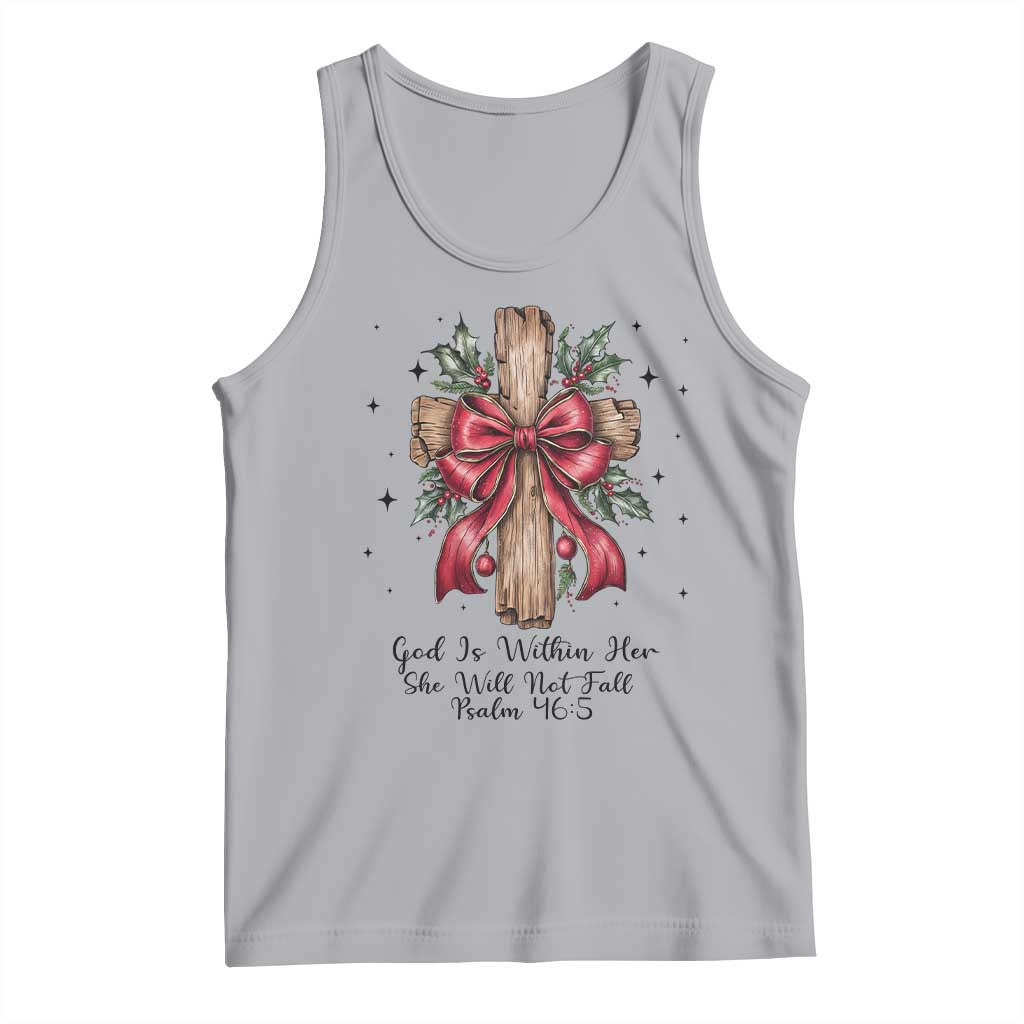 Jesus Christian Tank Top Cross Bible Verse Inspirational Christmas - Wonder Print Shop