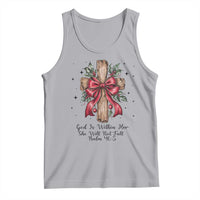 Jesus Christian Tank Top Cross Bible Verse Inspirational Christmas - Wonder Print Shop
