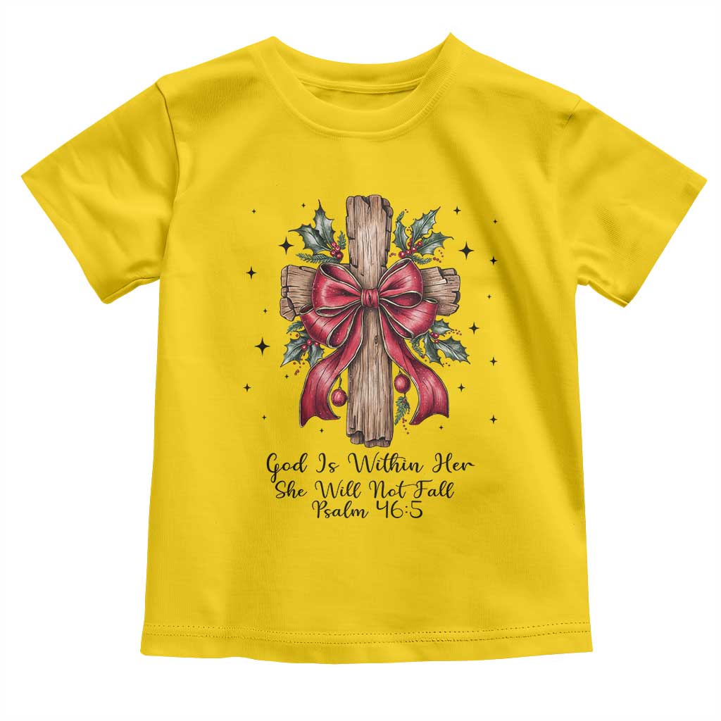 Jesus Christian Toddler T Shirt Cross Bible Verse Inspirational Christmas - Wonder Print Shop