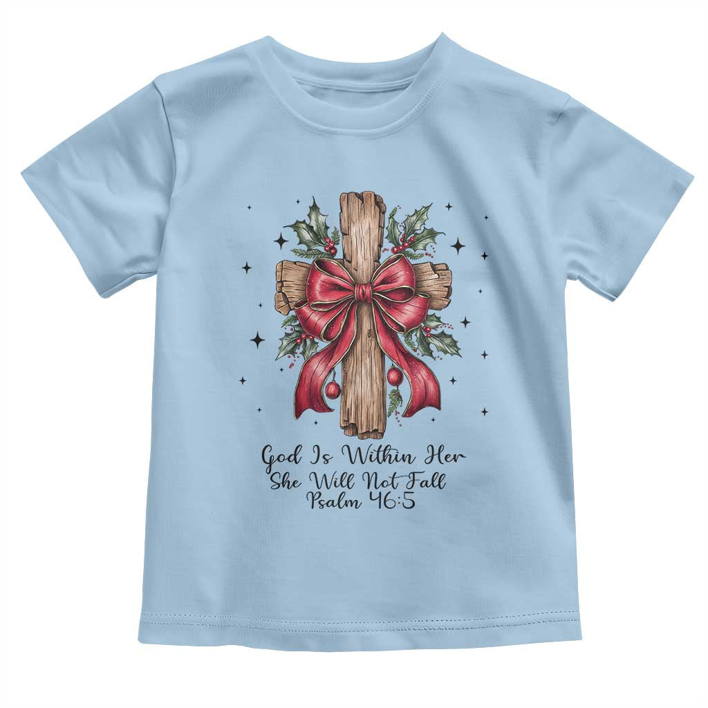 Jesus Christian Toddler T Shirt Cross Bible Verse Inspirational Christmas - Wonder Print Shop