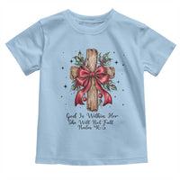 Jesus Christian Toddler T Shirt Cross Bible Verse Inspirational Christmas - Wonder Print Shop