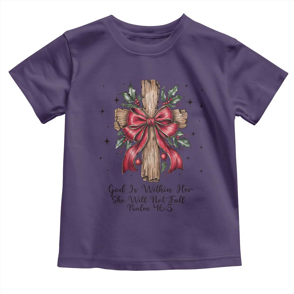 Jesus Christian Toddler T Shirt Cross Bible Verse Inspirational Christmas - Wonder Print Shop