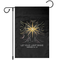Jesus Christian Garden Flag Let Your Light Shine Matthew 5:16 - Wonder Print Shop