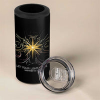 Jesus Christian 4 in 1 Can Cooler Tumbler Let Your Light Shine Matthew 5:16 - Wonder Print Shop