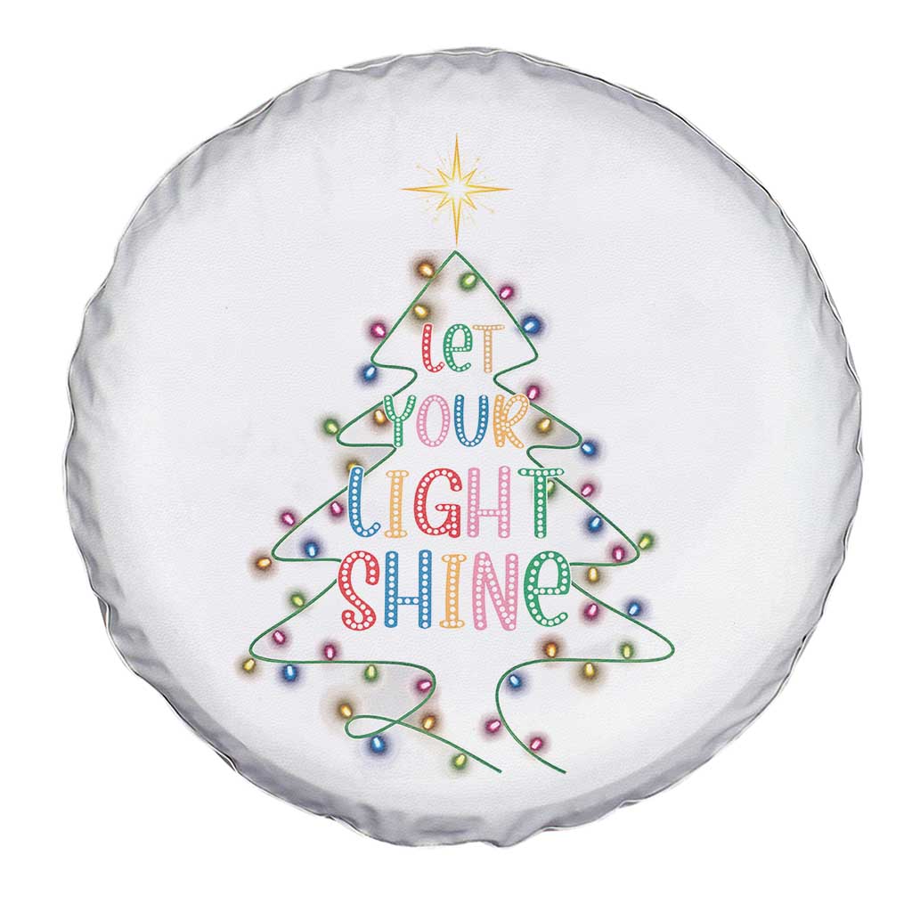 Jesus Christmas Spare Tire Cover Let Your Light Shine Matthew 5:16 - Wonder Print Shop