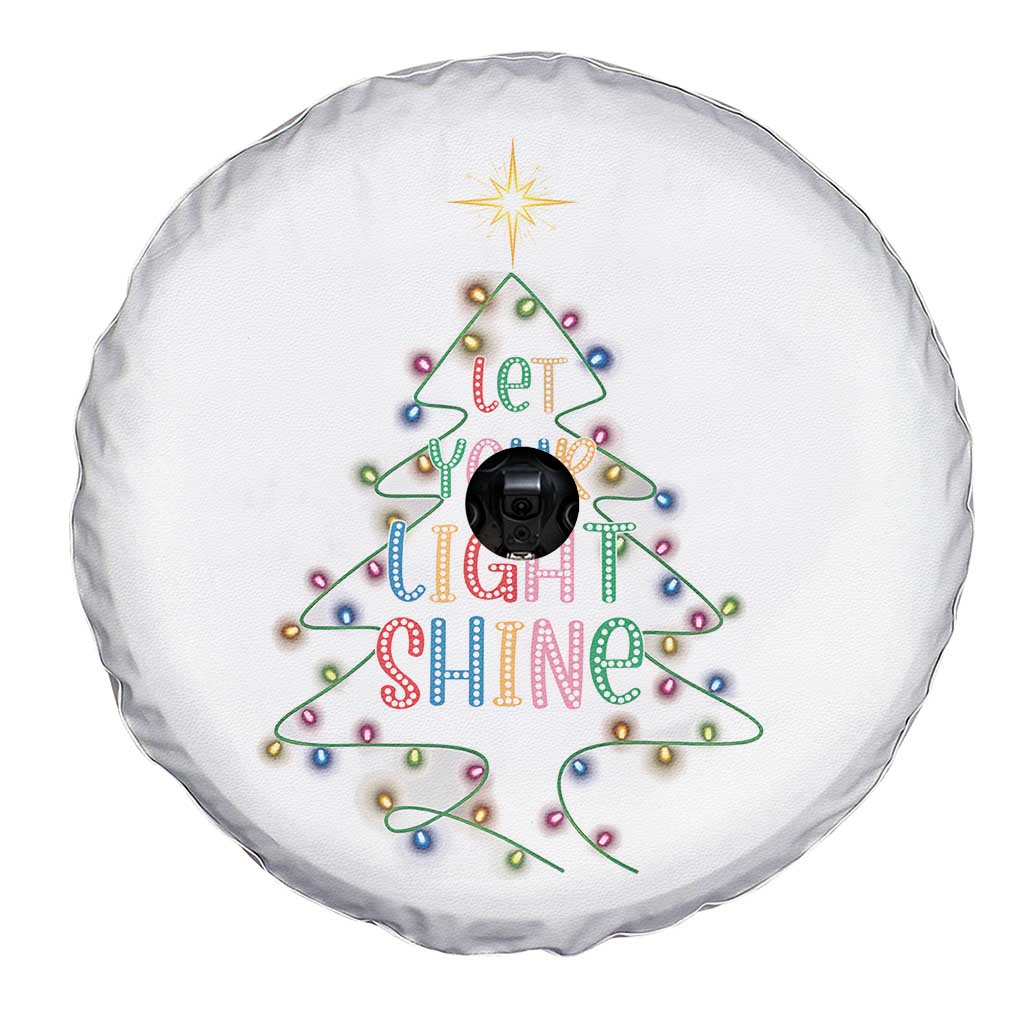 Jesus Christmas Spare Tire Cover Let Your Light Shine Matthew 5:16 - Wonder Print Shop