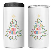 Jesus Christmas 4 in 1 Can Cooler Tumbler Let Your Light Shine Matthew 5:16 - Wonder Print Shop