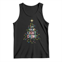 Jesus Christmas Tank Top Let Your Light Shine Matthew 5:16 - Wonder Print Shop
