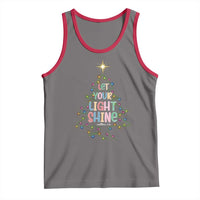 Jesus Christmas Tank Top Let Your Light Shine Matthew 5:16 - Wonder Print Shop