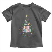 Jesus Christmas Toddler T Shirt Let Your Light Shine Matthew 5:16 - Wonder Print Shop
