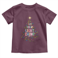Jesus Christmas Toddler T Shirt Let Your Light Shine Matthew 5:16 - Wonder Print Shop