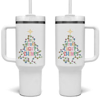 Jesus Christmas Tumbler With Handle Let Your Light Shine Matthew 5:16 - Wonder Print Shop