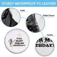 Funny Jesus Christmas Spare Tire Cover Are You All Ready For My Birthday - Wonder Print Shop
