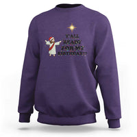 Funny Jesus Christmas Sweatshirt Are You All Ready For My Birthday - Wonder Print Shop