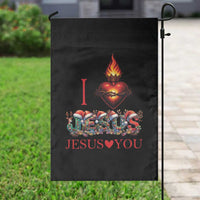 Jesus Christian Christmas Garden Flag Cross Bible Verse Faith Love - Wonder Print Shop