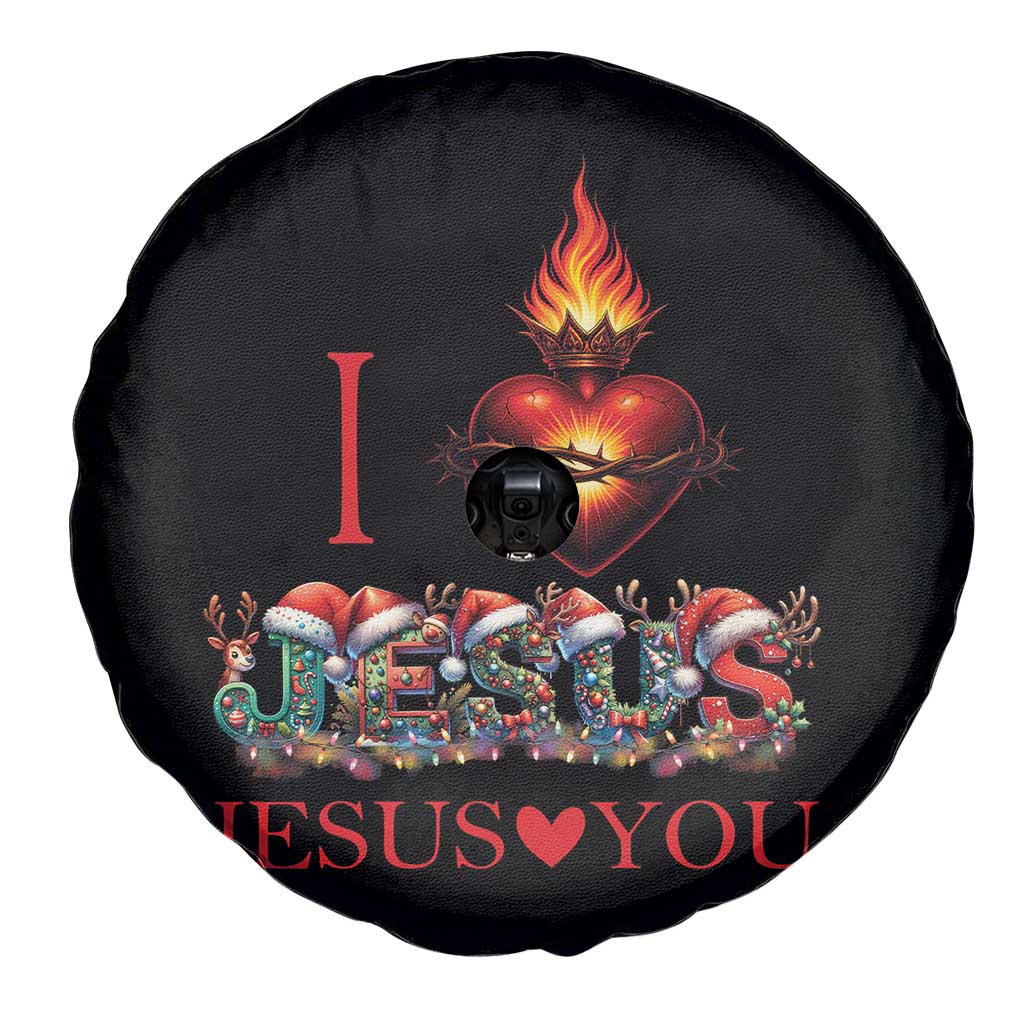 Jesus Christian Christmas Spare Tire Cover Cross Bible Verse Faith Love - Wonder Print Shop
