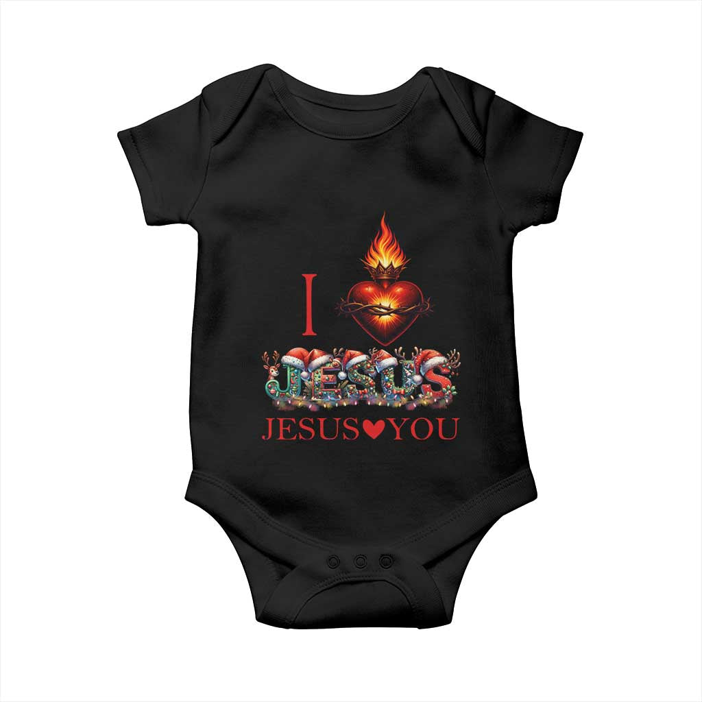 Jesus Christian Christmas Baby Onesie Cross Bible Verse Faith Love - Wonder Print Shop