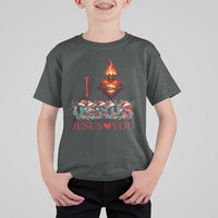Jesus Christian Christmas T Shirt For Kid Cross Bible Verse Faith Love - Wonder Print Shop