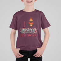 Jesus Christian Christmas T Shirt For Kid Cross Bible Verse Faith Love - Wonder Print Shop