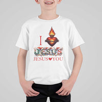 Jesus Christian Christmas T Shirt For Kid Cross Bible Verse Faith Love - Wonder Print Shop