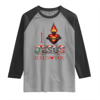 Jesus Christian Christmas Raglan Shirt Cross Bible Verse Faith Love - Wonder Print Shop