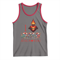 Jesus Christian Christmas Tank Top Cross Bible Verse Faith Love - Wonder Print Shop