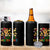 Funny Mexican Cat Christmas 4 in 1 Can Cooler Tumbler Feliz Navidad Sombrero Kitty Xmas - Wonder Print Shop