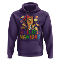 Funny Mexican Cat Christmas Hoodie Feliz Navidad Sombrero Kitty Xmas - Wonder Print Shop